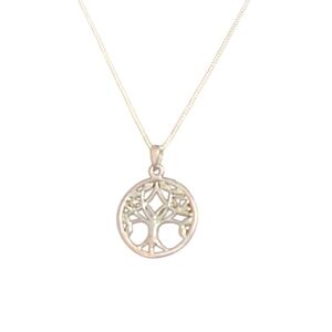 ATI Sterling Silver Tree of Life Pendant Necklace